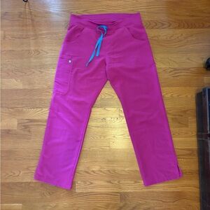 Figs Magenta/Fuchsia scrub pants